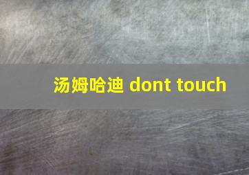 汤姆哈迪 dont touch